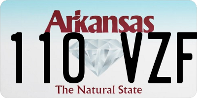 AR license plate 110VZF