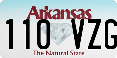 AR license plate 110VZG