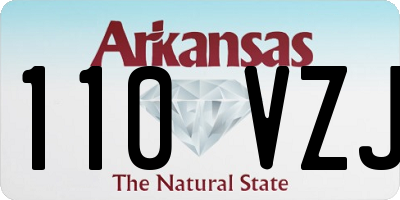 AR license plate 110VZJ
