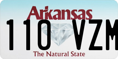 AR license plate 110VZM