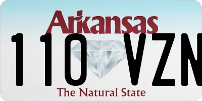 AR license plate 110VZN