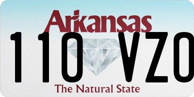 AR license plate 110VZO
