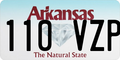 AR license plate 110VZP