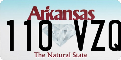AR license plate 110VZQ
