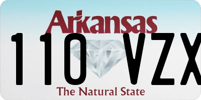 AR license plate 110VZX