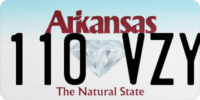 AR license plate 110VZY
