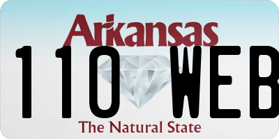 AR license plate 110WEB