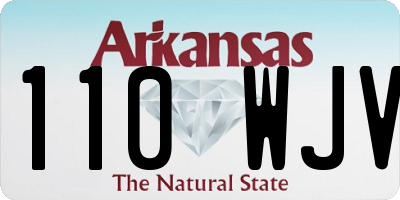 AR license plate 110WJV