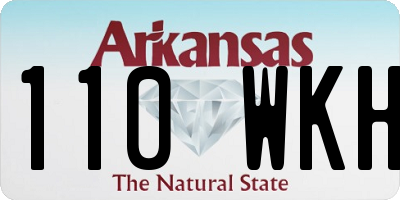 AR license plate 110WKH