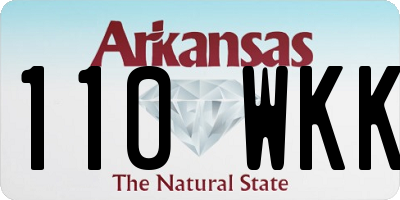 AR license plate 110WKK
