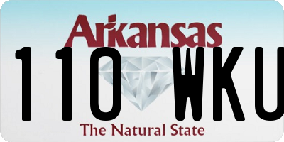AR license plate 110WKU