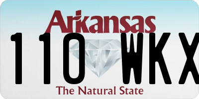 AR license plate 110WKX