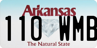 AR license plate 110WMB