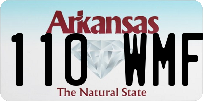 AR license plate 110WMF