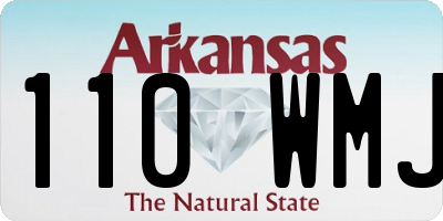 AR license plate 110WMJ