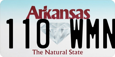 AR license plate 110WMN