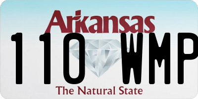 AR license plate 110WMP
