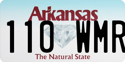AR license plate 110WMR