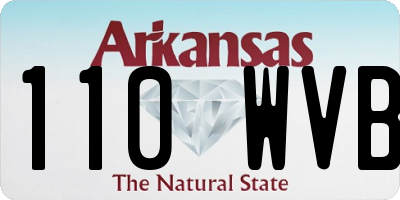 AR license plate 110WVB