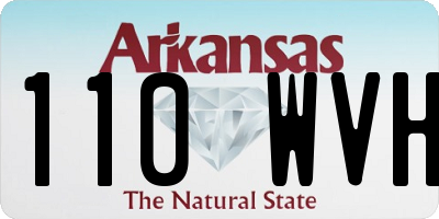 AR license plate 110WVH