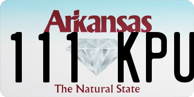 AR license plate 111KPU