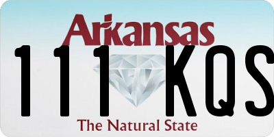 AR license plate 111KQS