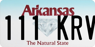 AR license plate 111KRV