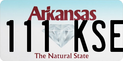 AR license plate 111KSE