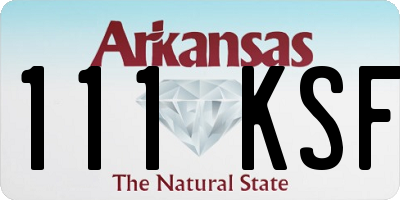 AR license plate 111KSF