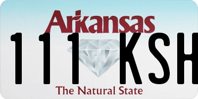 AR license plate 111KSH