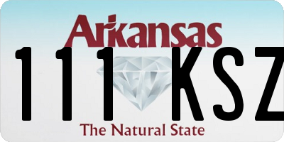 AR license plate 111KSZ