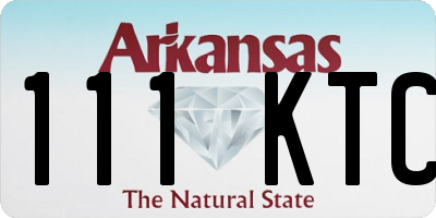 AR license plate 111KTC