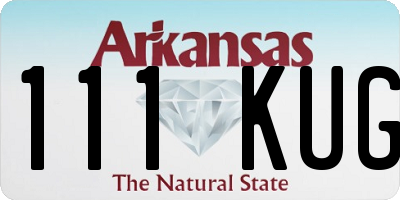 AR license plate 111KUG