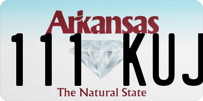 AR license plate 111KUJ