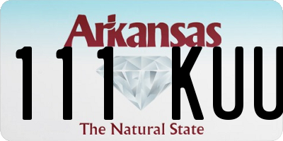 AR license plate 111KUU