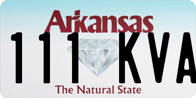 AR license plate 111KVA