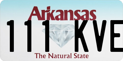 AR license plate 111KVE