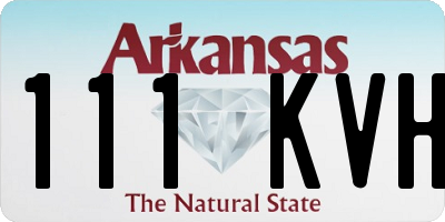 AR license plate 111KVH