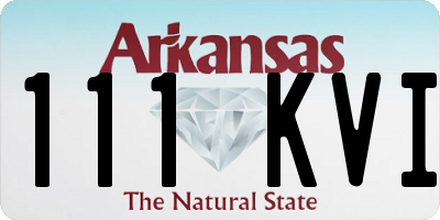 AR license plate 111KVI