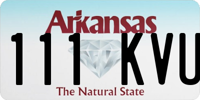 AR license plate 111KVU