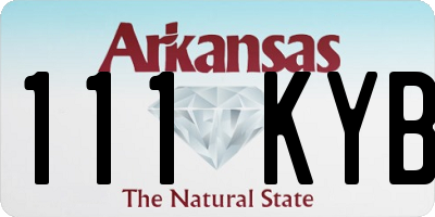 AR license plate 111KYB
