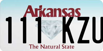 AR license plate 111KZU