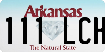 AR license plate 111LCH
