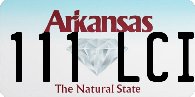 AR license plate 111LCI
