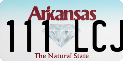 AR license plate 111LCJ