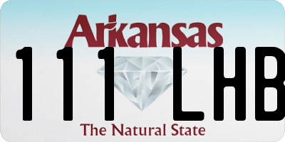 AR license plate 111LHB