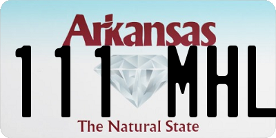 AR license plate 111MHL