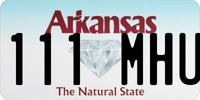 AR license plate 111MHU