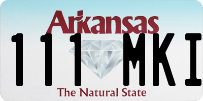 AR license plate 111MKI