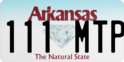 AR license plate 111MTP